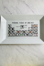 Dishique Periodic Table of Chicago Porcelain Platter