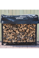 Firewood 1/2 Face Cord Log Rack with Cover