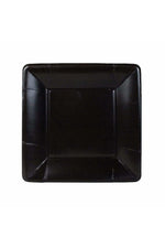 Caspari Grosgrain Black Paper Salad Plates