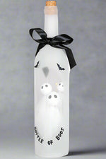 Lighted LED Bottle of Boos 13" Batteries Included