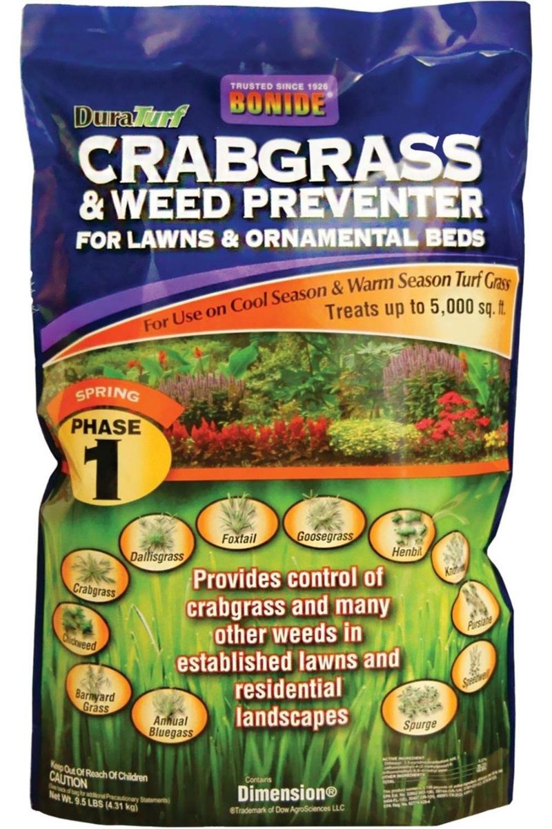 crabgrass herbicide Bonide Crabgrass Preventer 5M Granules Phase 1 – Chalet
