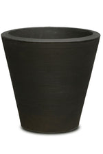 Crescent Madison Planter 16" Caviar Black