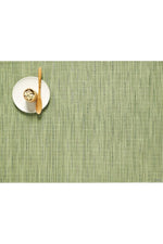 Chilewich Bamboo Placemat Rectangle 14"x19" Spring Green