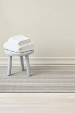 Chilewich Skinny Stripe Shag Utility Mat 24"x36" Birch