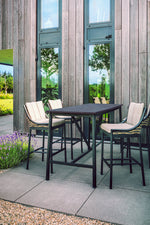 Alfresco Jasper Gathering Table with Umbrella Hole 59"