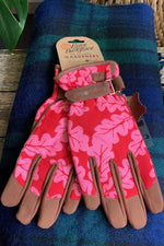 Burgon & Ball Gloves Oak Leaf Poppy Medium/Large