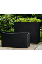 Campania Main Street Planter 31.5" Onyx Black