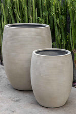 Campania Haley Planter 15.75" Ivory Lite