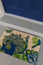 Williamsburg Portobello Peacock Doormat 22"x35"
