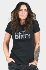 Dovetail Workwear Get Dirty Crew Neck Tee Black Large