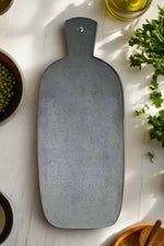 Bloomingville Marble Cheese/Cutting Board with Handle Black 15" x 6"