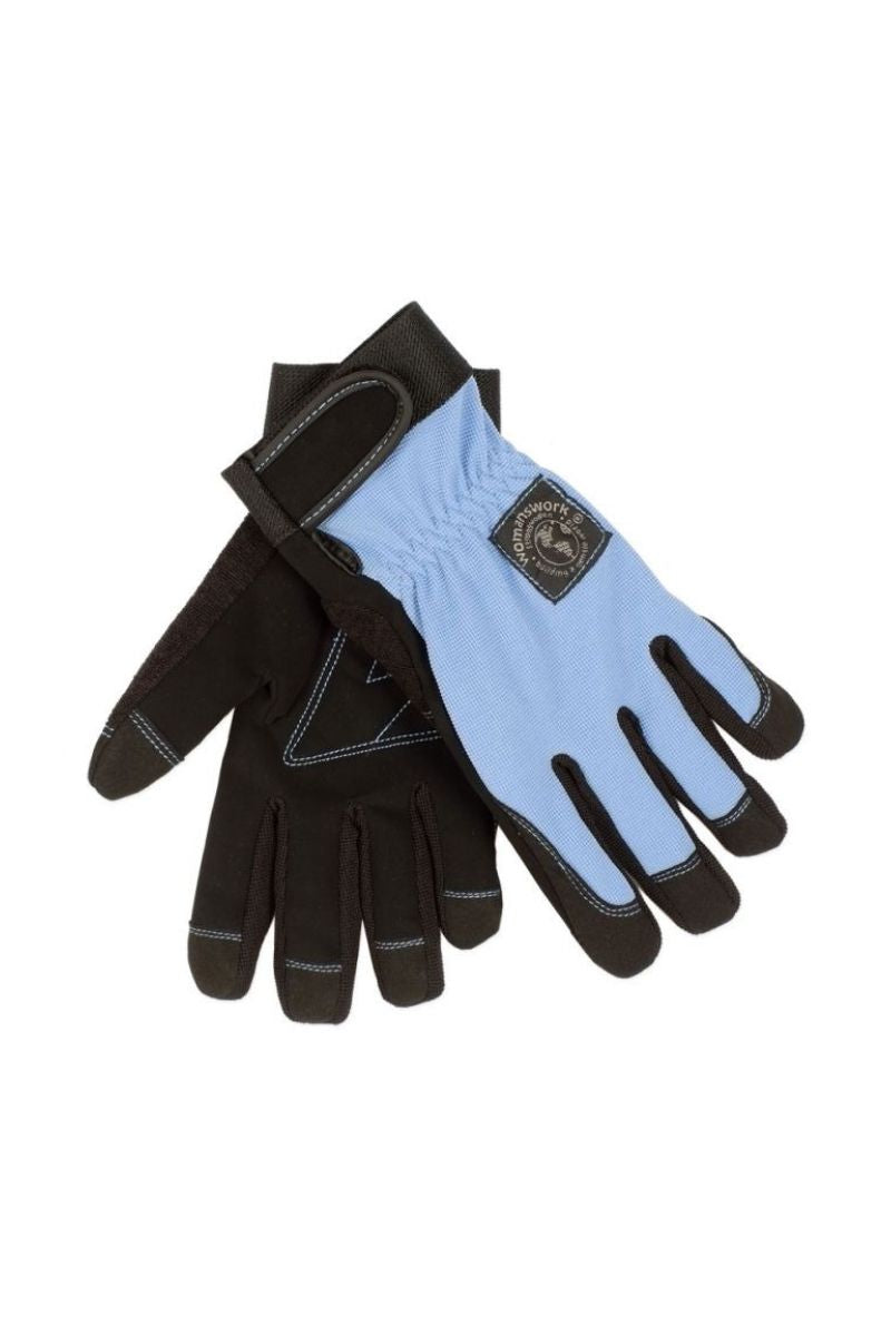 womanswork gardening gloves Womanswork Digger Gloves Large Periwinkle Purple