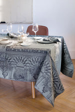 Garnier-Thiebaut Arcades Tablecloth 69"x69" Cendre