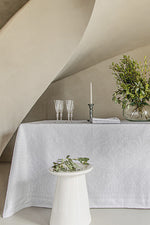 Garnier-Thiebaut Grace Bicolores Table Runner 21"x71" Perle