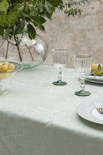 Garnier-Thiebaut Mille Guipures Runner 22"x71" Jade