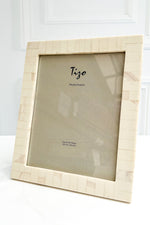 Tizo Bone Resin Block Frame 8"x10" White