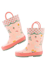 Stephen Joseph Rain Boots Strawberry Fields Size 07