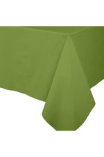 Caspari Paper Linen Leaf Table Cover 5.2" x 8.2" Green