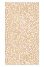 Caspari Pebble Beige Linen Guest Towels