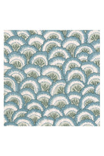 Caspari Pontchartrain Scallop Cocktail Napkins Blue