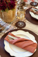 Bodrum Amalfi Napkin 21" Burnt Orange