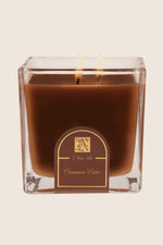 Aromatique Cinnamon Cider Cube Glass Candle 12 oz