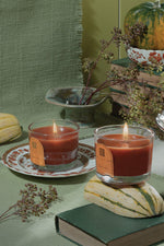Aromatique Pumpkin Spice Petite Tumbler Glass Candle 4.5 oz