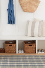 Dash & Albert Lakeville Plaid Handwoven Indoor/Outdoor Rug 3'x5' Charcoal