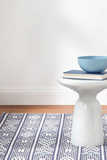 Dash & Albert Dharma Handwoven Indoor/Outdoor Rug 3'x5' Blue