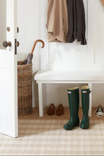 Dash & Albert Lakeville Plaid Handwoven Indoor/Outdoor Rug 3'x5' Khaki