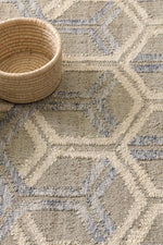 Dash & Albert Tala Handwoven Jute Rug 2'x3' Blue