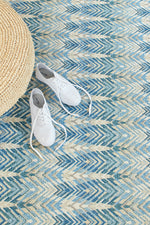 Dash & Albert Seneca Machine Washable Rug 2'x3' Blue