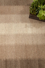 Dash & Albert Ronan Ikat Handwoven Wool Rug 2'x3' Natural