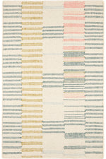 Dash & Albert Gemma Hand Loom Knotted Cotton Rug 2'x3' Juniper