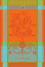 Garnier-Thiebaut Les Abricots Orange Kitchen Towel