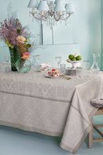 Garnier-Thiebaut Harmonie Tablecloth 69“x100” Beige