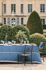 Garnier-Thiebaut Harmonie Tablecloth 69"x100" Bleu
