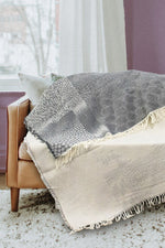 Garnier-Thiebaut Mille Matieres Throw 51"x67" Nuage