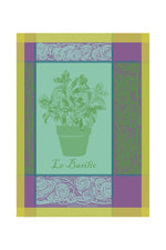Garnier-Thiebaut Basilic Purple Kitchen Towel