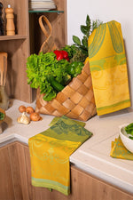 Garnier-Thiebaut Les Courgettes Jonquille Kitchen Towel