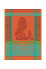 Garnier-Thiebaut Les Morilles Vermillon Kitchen Towel