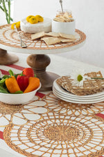 Hester & Cook Rattan Weave Serving Papers Pack of 18