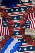 Hester & Cook Stars and Stripes Runner 20" x 25'