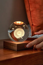 Amber Crystal Light Dandelion