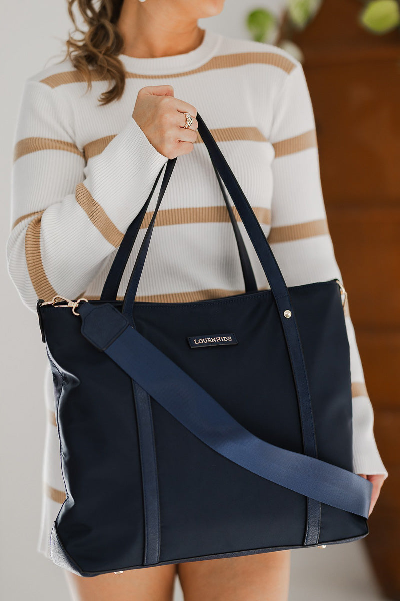 Louenhide Nora Nylon Travel Tote Navy - Main Image
