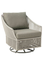 Alfresco Bijou Alto Deep Seating Swivel Glider Lounge Chair with Cushions