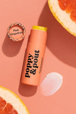 Poppy & Pout Lip Balm Pink Grapefruit