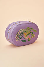 Powder Design Embroidered Jewelry Box Hummingbird