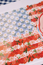 Rifle Paper Co. Americana Melamine Serving Platter With Handles