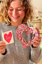 FreshCut Paper Mini Cherry Blossom Heart